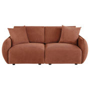 Elysia Fabric Upholstered Modular Lounge Loveseat Coral - 551891-LOVE