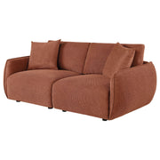 Elysia Fabric Upholstered Modular Lounge Loveseat Coral - 551891-LOVE