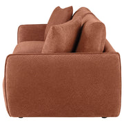 Elysia Fabric Upholstered Modular Lounge Loveseat Coral - 551891-LOVE