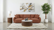 Elysia Fabric Upholstered Modular Lounge Sofa Coral - 551891-SOFA
