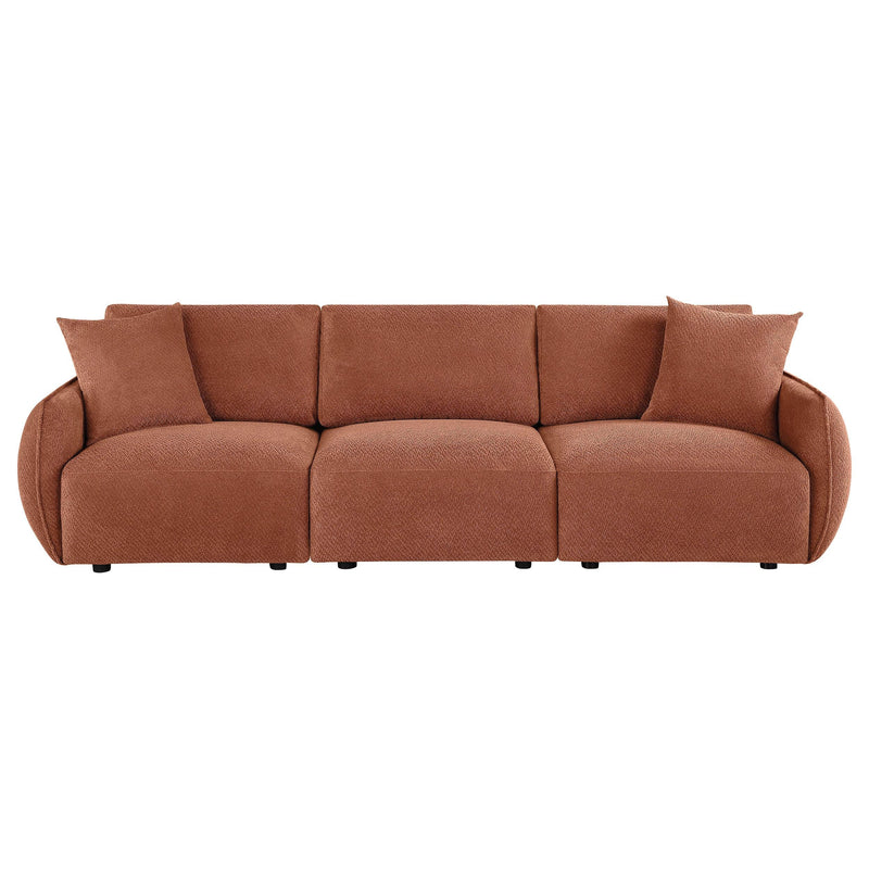 Elysia Fabric Upholstered Modular Lounge Sofa Coral - 551891-SOFA