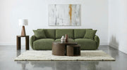 Elysia Fabric Upholstered Modular Lounge Sofa Green - 551895-SOFA