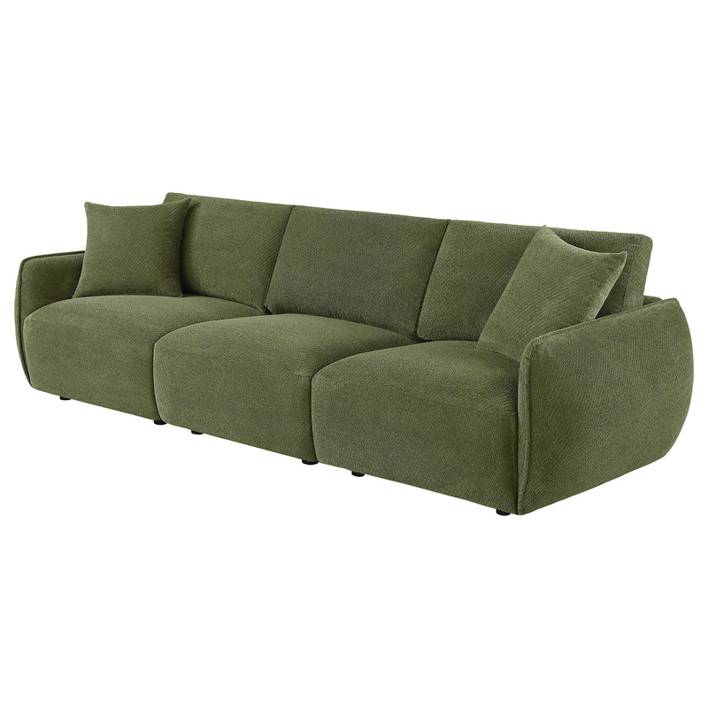 Elysia Fabric Upholstered Modular Lounge Sofa Green - 551895-SOFA