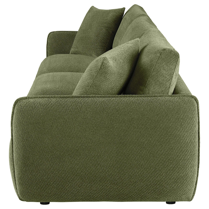 Elysia Fabric Upholstered Modular Lounge Sofa Green - 551895-SOFA