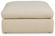 Elyza 5 - Piece Sectional with Ottoman in Linen - DMV Furniture_Preset