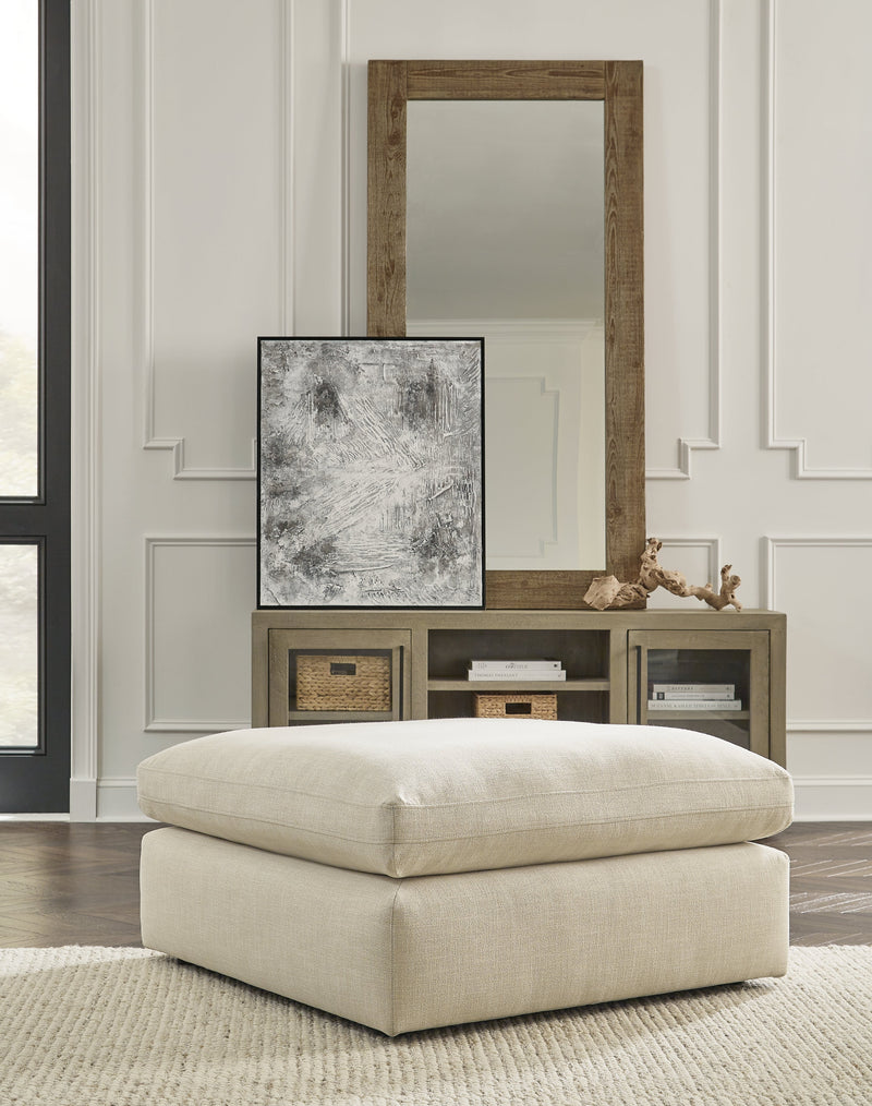 Elyza 5 - Piece Sectional with Ottoman in Linen - DMV Furniture_Preset