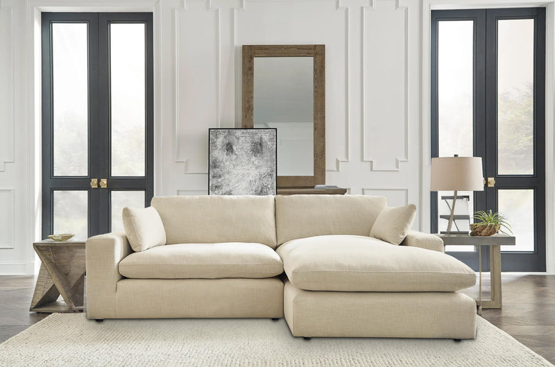 Elyza Linen 2 - Piece RAF Chaise Sectional - DMV FurnitureSectional