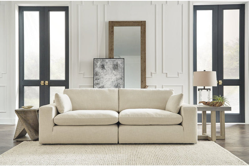 Elyza Linen 2 - Piece Sectional - DMV FurnitureLoveseat