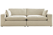 Elyza Linen 2 - Piece Sectional - DMV FurnitureLoveseat