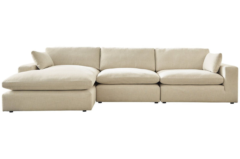 Elyza Linen 3 - Piece LAF Chaise Sectional - DMV FurnitureSectional