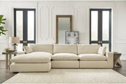 Elyza Linen 3 - Piece LAF Chaise Sectional - DMV FurnitureSectional