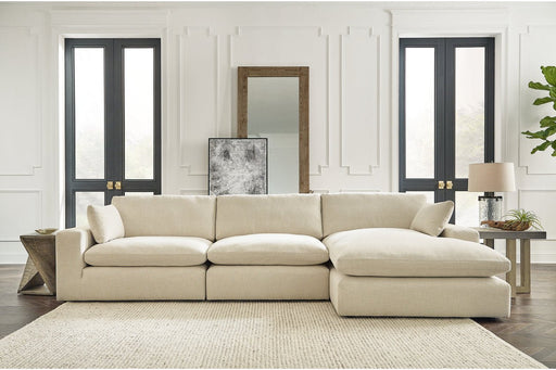 Elyza Linen 3 - Piece RAF Chaise Sectional - DMV FurnitureSectional