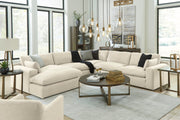 Elyza Linen 5 - Piece LAF Chaise Sectional - DMV FurnitureSectional