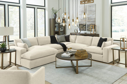 Elyza Linen 5 - Piece LAF Chaise Sectional - DMV FurnitureSectional
