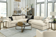 Elyza Linen 5 - Piece RAF Chaise Sectional - DMV FurnitureSectional