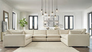 Elyza Linen 8 - Piece Chaise Sectional - DMV FurnitureSectional