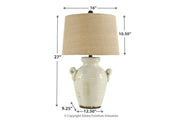 Emelda Cream Table Lamp - DMV FurnitureTable Lamp