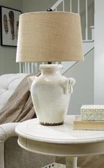 Emelda Cream Table Lamp - DMV FurnitureTable Lamp
