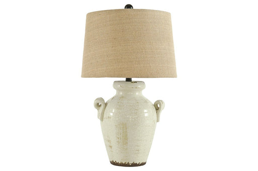 Emelda Cream Table Lamp - DMV FurnitureTable Lamp
