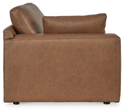 Emilia Caramel 3-Piece Sectional and 2 Ottomans - 30901U2