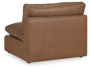 Emilia Caramel 3-Piece Sectional and 2 Ottomans - 30901U2