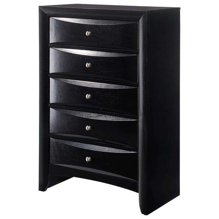 Emily Black Chest - DMV FurnitureChest