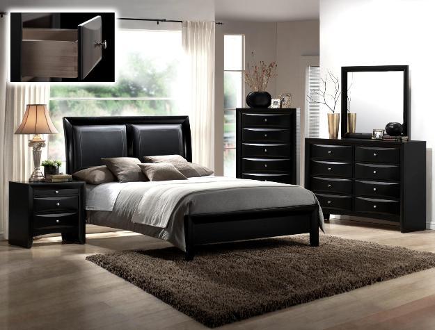 Emily Black Panel Bedroom Set - DMV FurnitureBedroom Set