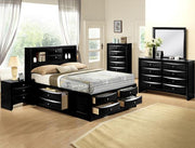 Emily Black Queen Storage Platform Bed - DMV FurnitureQueen Bed