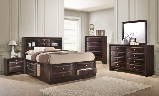 Emily Dark Cherry Storage Platform Bedroom Set - DMV FurnitureBedroom Set