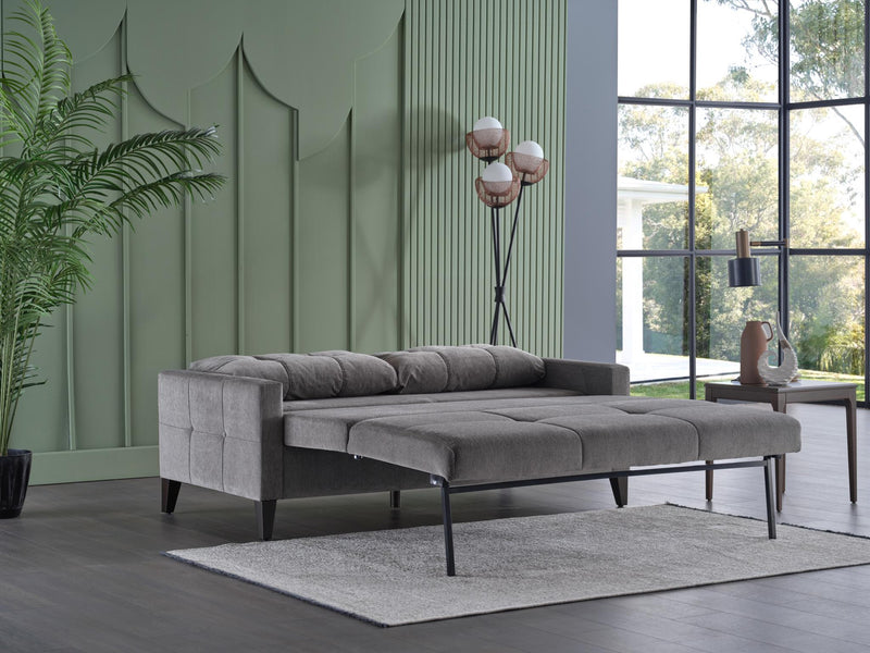 Emmett Theo Gray Sleeper Living Room Set
