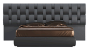 Emporio Black Bed Queen - DMV Furniture