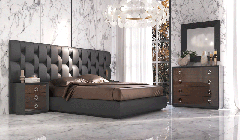Emporio Black Bedroom Set - DMV Furniture