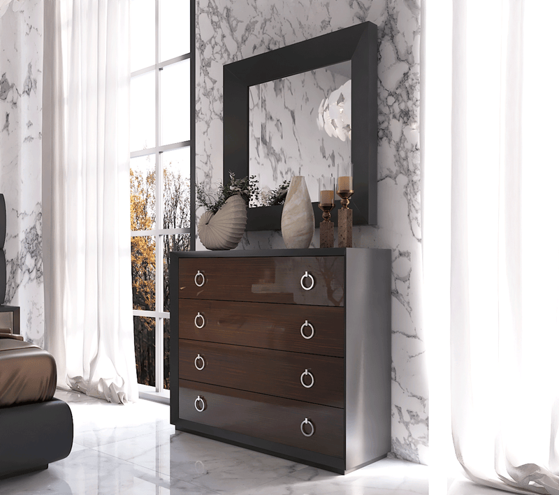 Emporio Black Bedroom SET - p12894