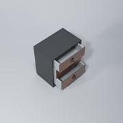 Emporio Black Nightstand - DMV FurnitureNightstand