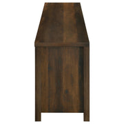 Enfield 71-inch TV Stand Fireplace Media Console Dark Pine - 722863