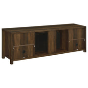 Enfield 71-inch TV Stand Fireplace Media Console Dark Pine - 722863