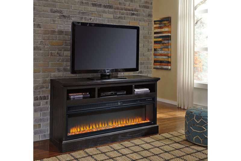 Entertainment Accessories Black Electric Fireplace Insert - DMV FurnitureFireplace