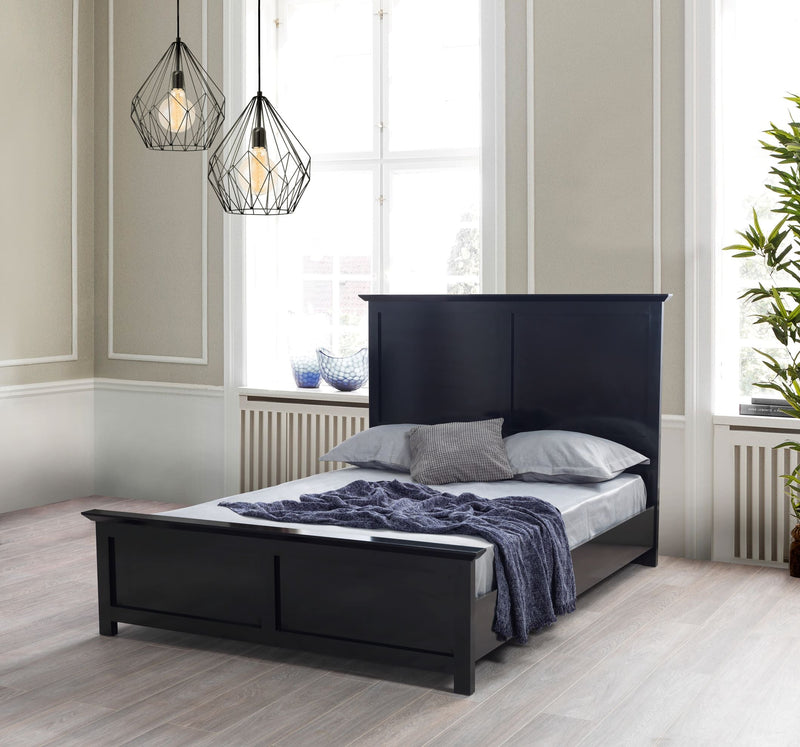 Erika Black 4 pc Queen Bedroom Set - ERIKABEDROOM-4PCQ