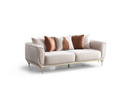 Esperanza Stationary Loveseat in White - 200-ELIF-ESP-A234-2