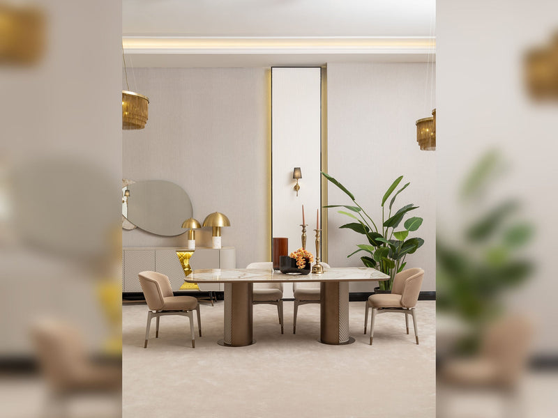 Essenza Dining Chair (6 PCS) in Cream - 200-GAB-ESS-DC-6