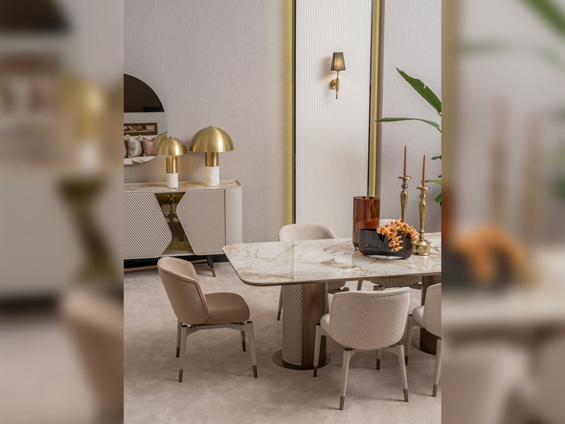 Essenza Dining Chair (6 PCS) in Cream - 200-GAB-ESS-DC-6