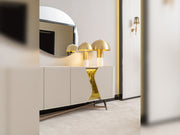 Essenza Diningroom (Consol With Mirror & Dining Table & 6 Dining Chair) - 200-GAB-ESS-DT-6-SET
