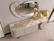 Essenza Diningroom (Consol With Mirror & Dining Table & 6 Dining Chair) - 200-GAB-ESS-DT-6-SET
