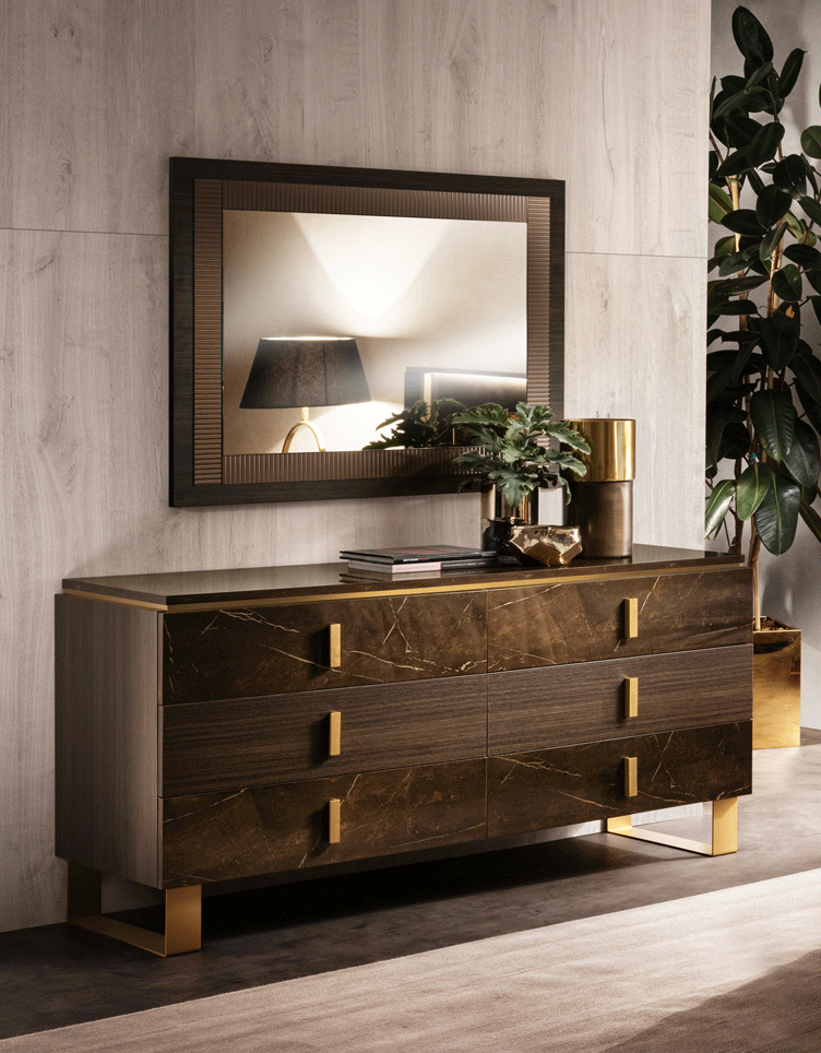 Essenza Double Dresser / Mirror SET - p12324