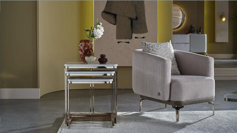 Estella Accent Chair (Mondero Cream) - 15-EST-CREAM-01-0
