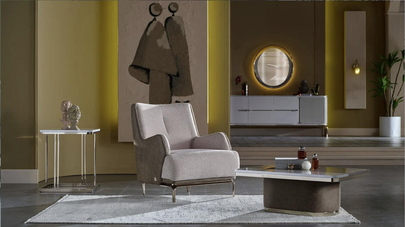 Estella Accent Chair (Mondero Cream) - 15-EST-CREAM-01-0