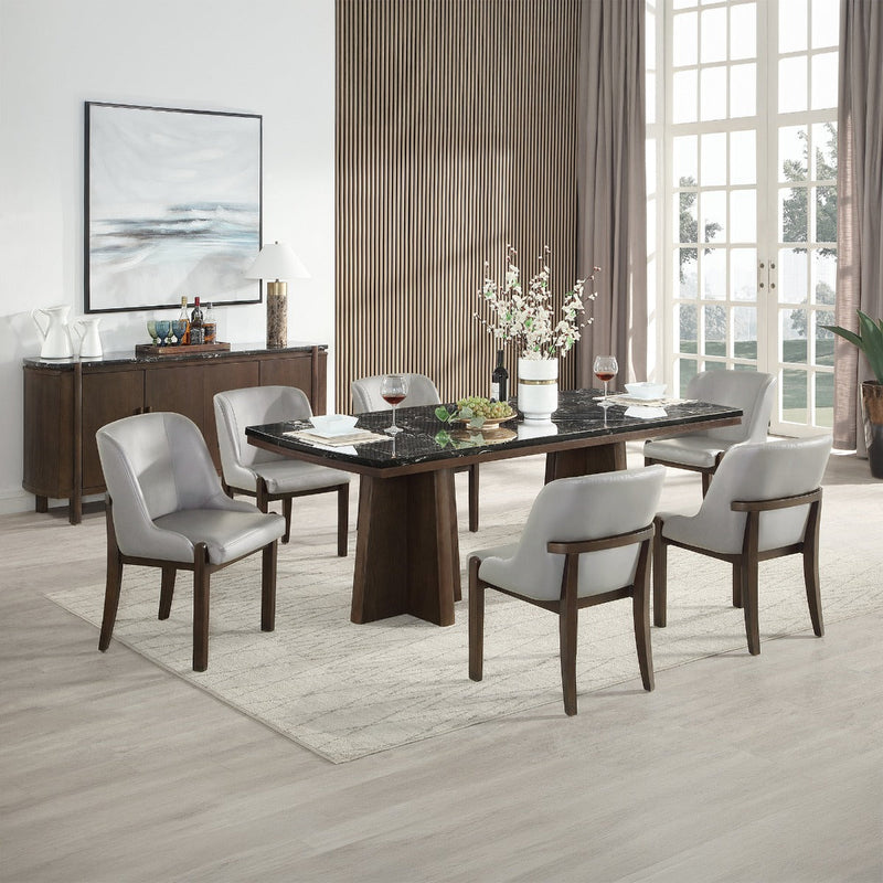 Estella Dining Table w/Marble Top - DN06875