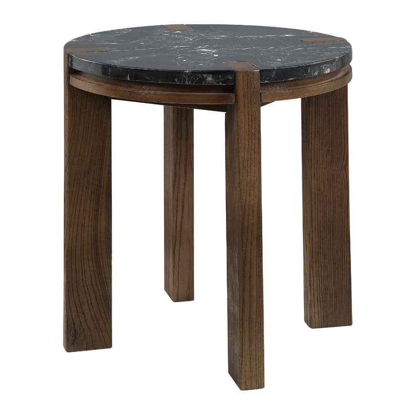 Estella End Table w/Marble Top - LV06886