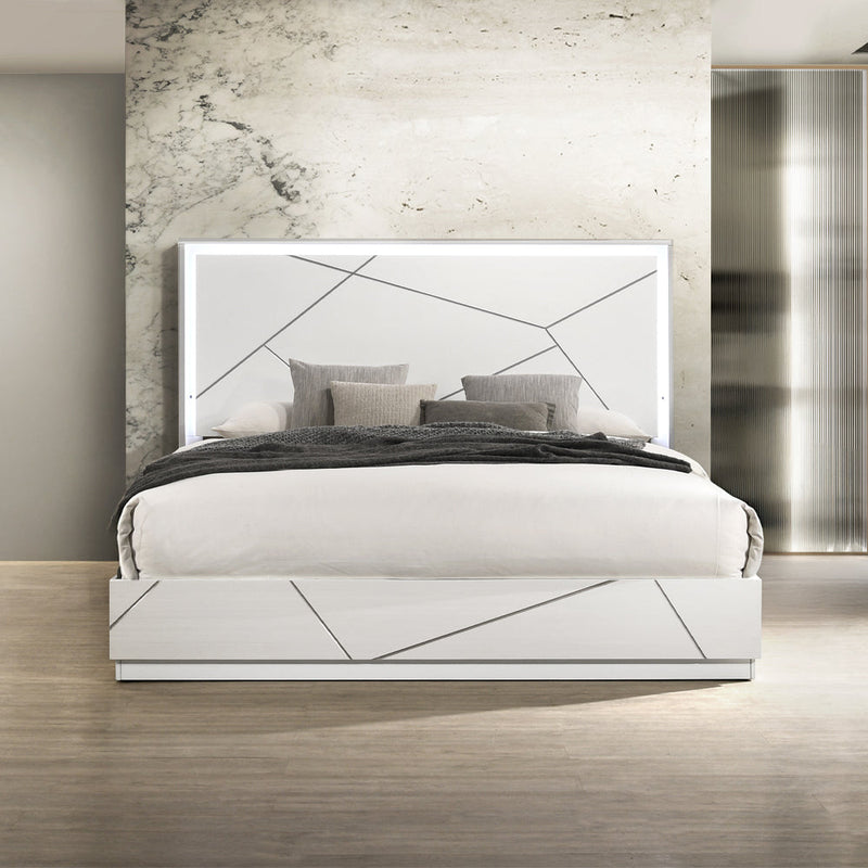 Esther Queen Bed w/LED - BD05882Q