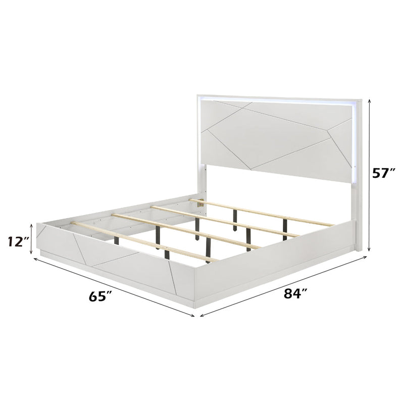 Esther Queen Bed w/LED - BD05882Q